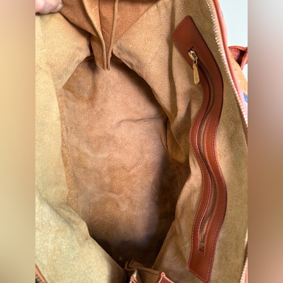 MCM Visetos Heritage Dome Satchel Cognac - Picture 7 of 12